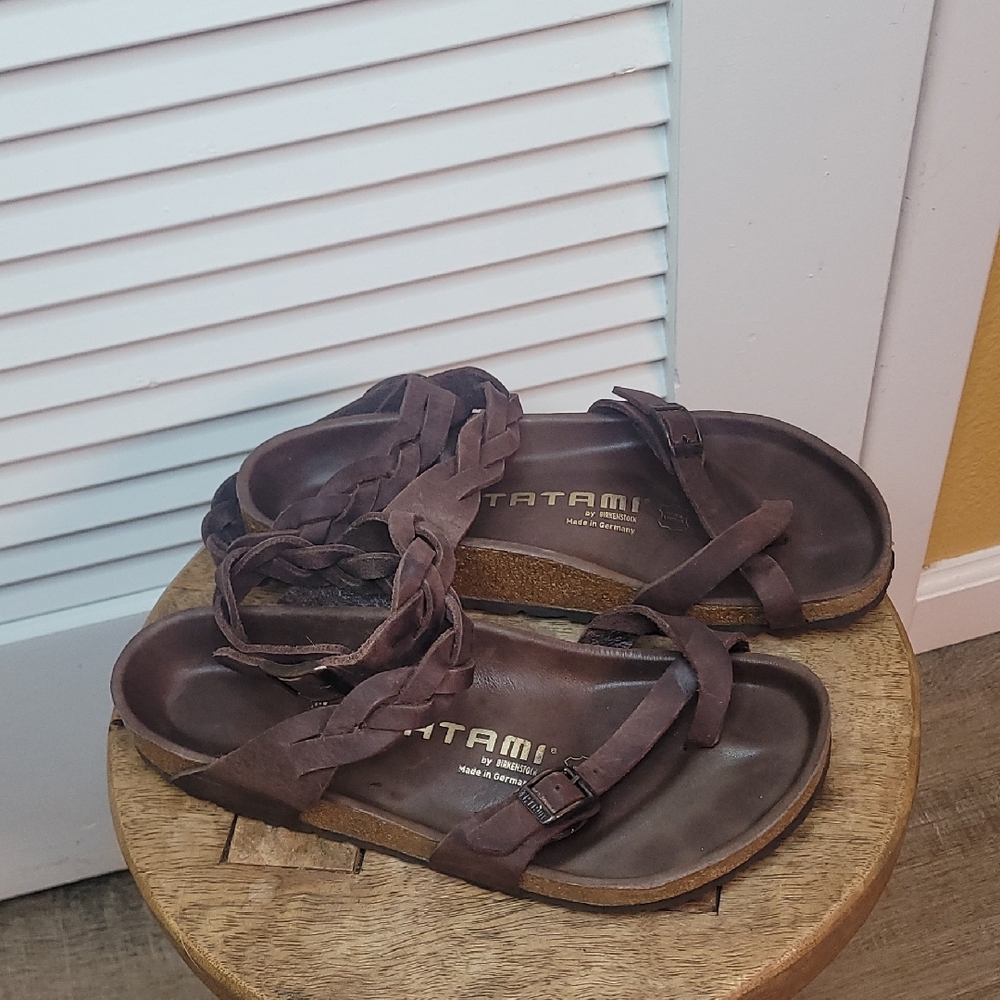 Birkenstock×Tatami "Yara" Braided Women's Brown Sandals